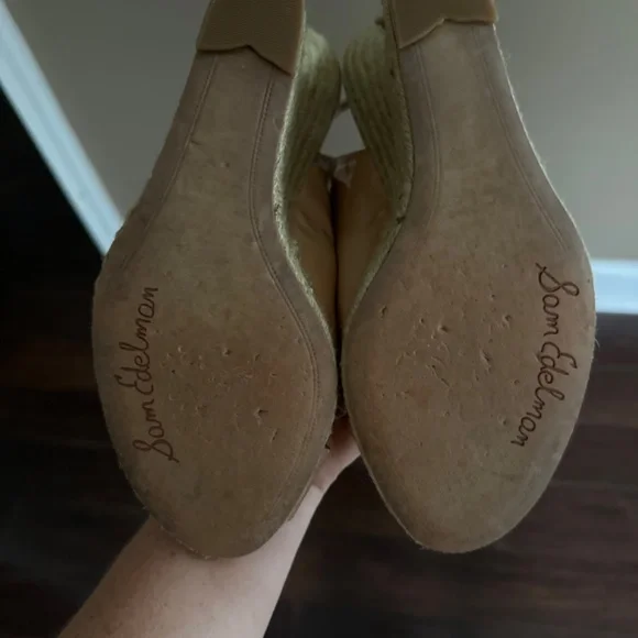 Sam Edelman Patent Leather Espadrille Wedges - Picture 4 of 4